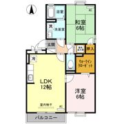 F．T．ビレッジ Aの間取り画像
