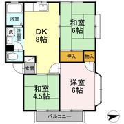 ガーデン茶山 B棟の間取り画像