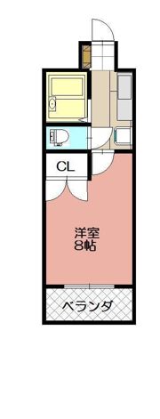 KMマンション八幡駅前IIIの間取り画像