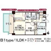 CRYSTAL SUITA TAKAHAMAの間取り画像