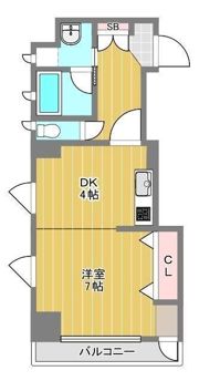 オーヴェスト横浜の間取り画像