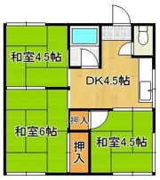 山下アパート（金田）の間取り画像
