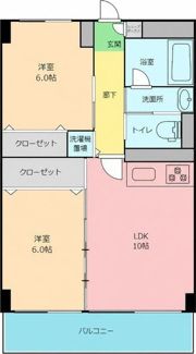 AZ beans★内覧時駐車場注意の間取り画像