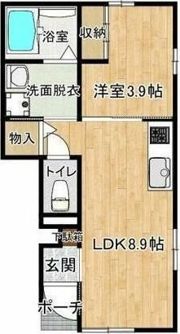 エルミタージュの間取り画像