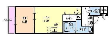 フジパレス池田南Ⅲ番館の間取り画像