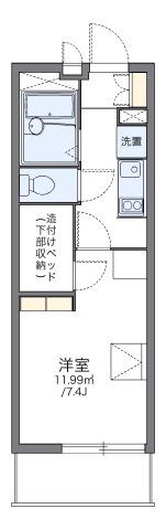 レオパレスライブラの間取り画像