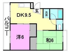 松風ビルの間取り画像