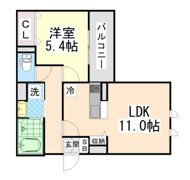 バレンティアの間取り画像