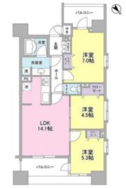 パークフラッツ横濱公園の間取り画像