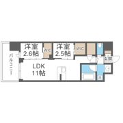 コンフォリア・リヴ淡路町一丁目の間取り画像