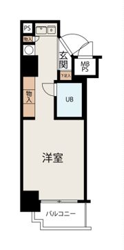 メインステージ王子駅前の間取り画像