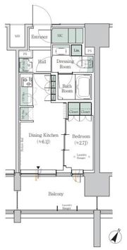 ONE ROOF RESIDENCE TAMACHIの間取り画像