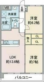 レージュ竜泉の間取り画像