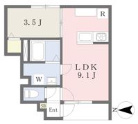 ヴィラ・アンソレイエ南土居の間取り画像