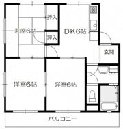サコマンションの間取り画像