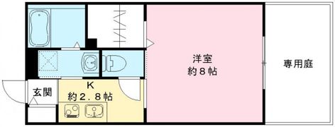 ヴィラージュ美崎の間取り画像