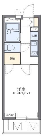 レオパレスSILKの間取り画像
