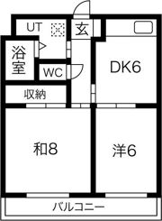 マンショングリーンフィールドの間取り画像