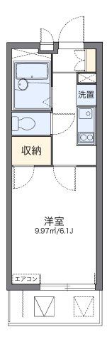 レオパレスタウンコートの間取り画像