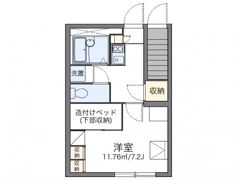 レオパレスまつえの間取り画像