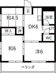 コーポ大晴の間取り画像