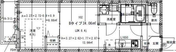 ALEGRIA 四条畷の間取り画像
