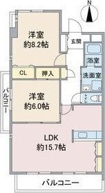 リアン東山の間取り画像