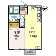 メゾン糺 Bの間取り画像