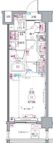 クレヴィスタ代田橋の間取り画像