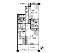 ミレニアムコート青葉台の間取り画像
