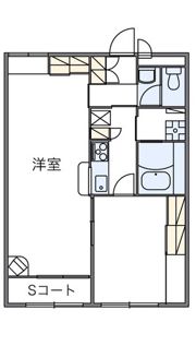 レオパレスMelodeyの間取り画像