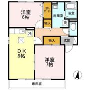 リトルバード横井 A棟の間取り画像