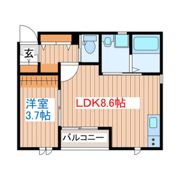 Azul北浜の間取り画像