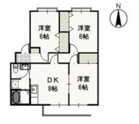 ピュアハイツ北方Ⅱの間取り画像