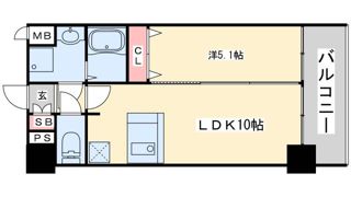プレサンス兵庫ヴィアーレの間取り画像