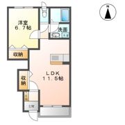 ディアコート美田園Ⅱの間取り画像