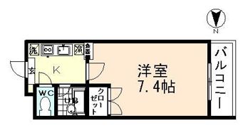ラフィネ五福2の間取り画像