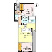 クラシスト三津屋南の間取り画像