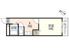 第1パークサイドマンションの間取り画像