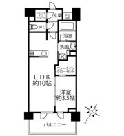 クリオ ラベルヴィ横濱サウスの間取り画像