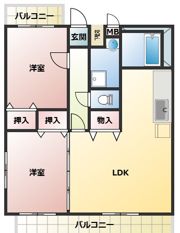 シャトー・ヴェレゾンⅠの間取り画像