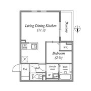 Amour Ville 江坂の間取り画像
