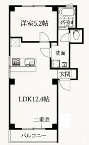 BELLTREE岡本山手の間取り画像