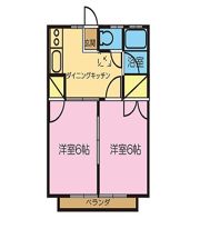 ヨコザワヒルズBの間取り画像