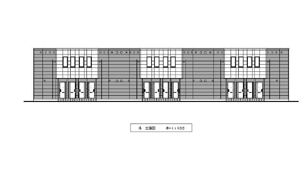 吉川市吉川美南アパート新築工事（仮の外観画像