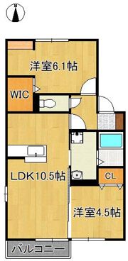 グリシナHAKUSANの間取り画像