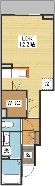カルム 中里の間取り画像