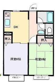 ハイツパティオの間取り画像