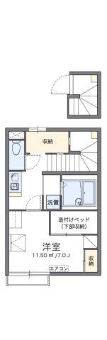 レオパレスヒルの間取り画像