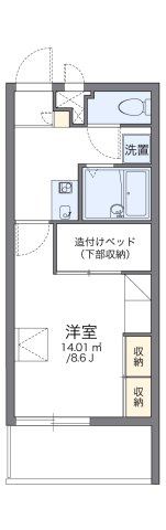 レオパレス向日葵の間取り画像